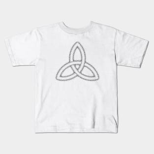 Stippled Triquetra Kids T-Shirt